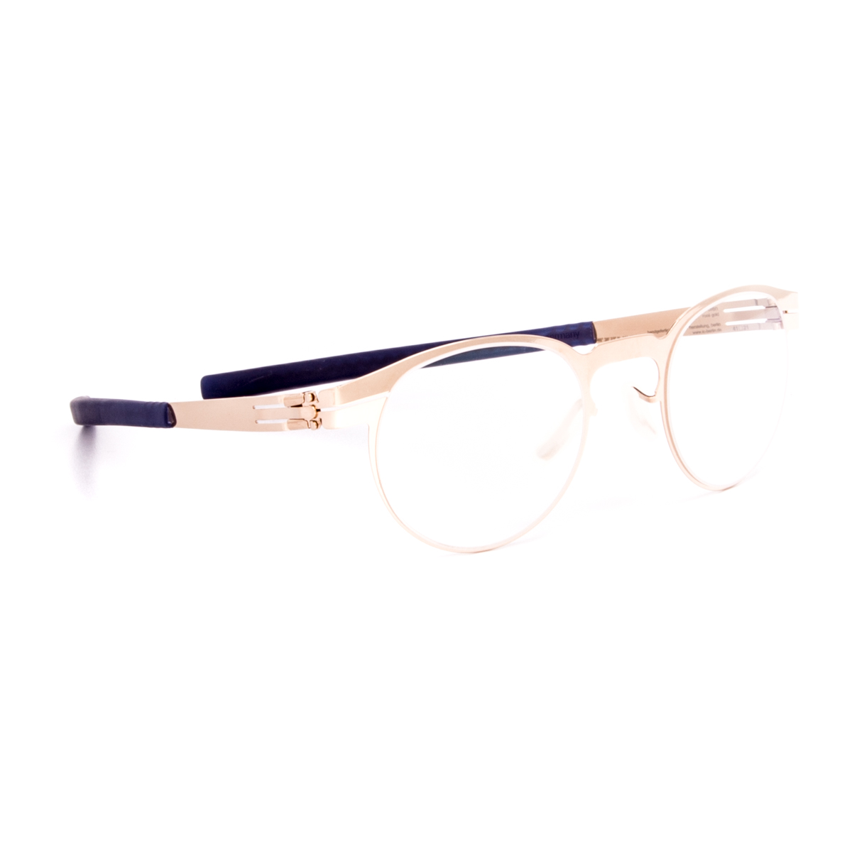 ic! Berlin Ofen Eyeglasses Rose Gold Frame / RX Clear Demo Prescription